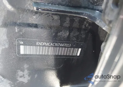 2018 Kia Sportage Lx z USA, uszkodzony, nr VIN KNDPMCAC9J7447013